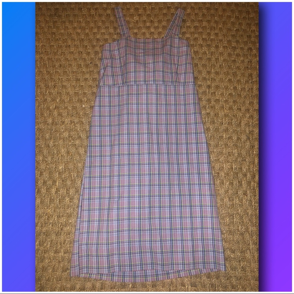 Plaid Seersucker Sundress